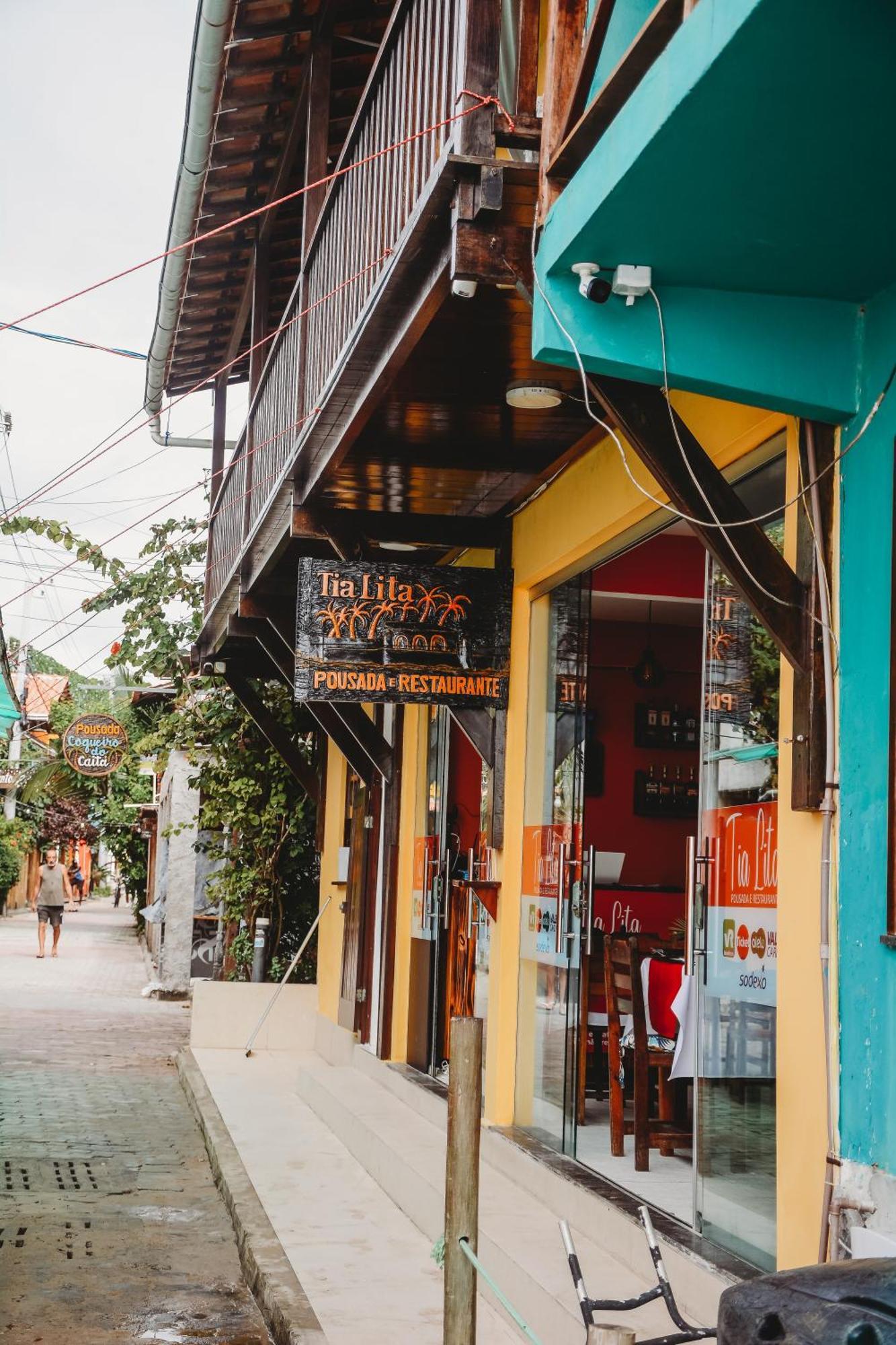 Pousada E Restaurante Tia Lita Morro de Sao Paulo Ngoại thất bức ảnh
