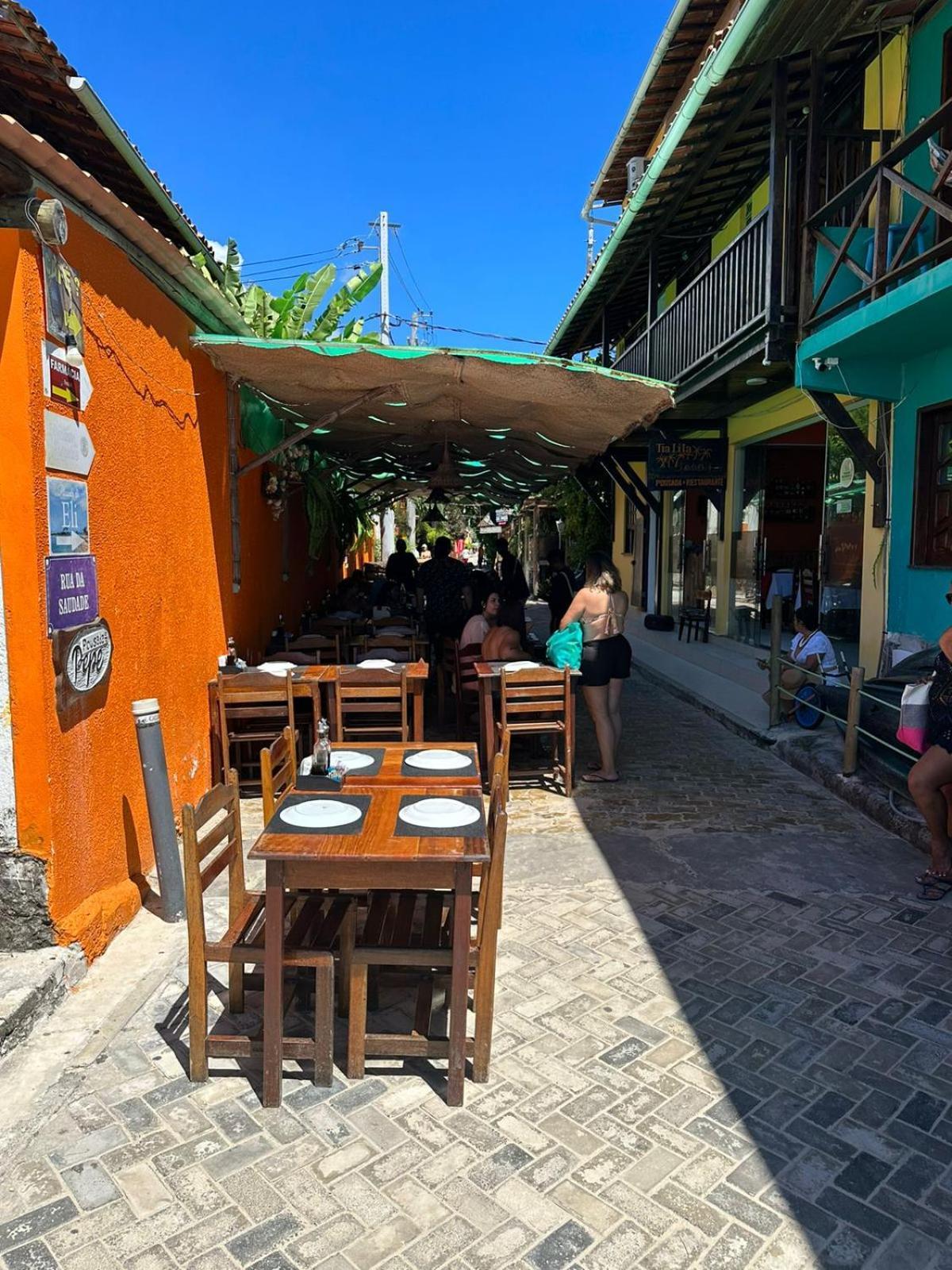 Pousada E Restaurante Tia Lita Morro de Sao Paulo Ngoại thất bức ảnh