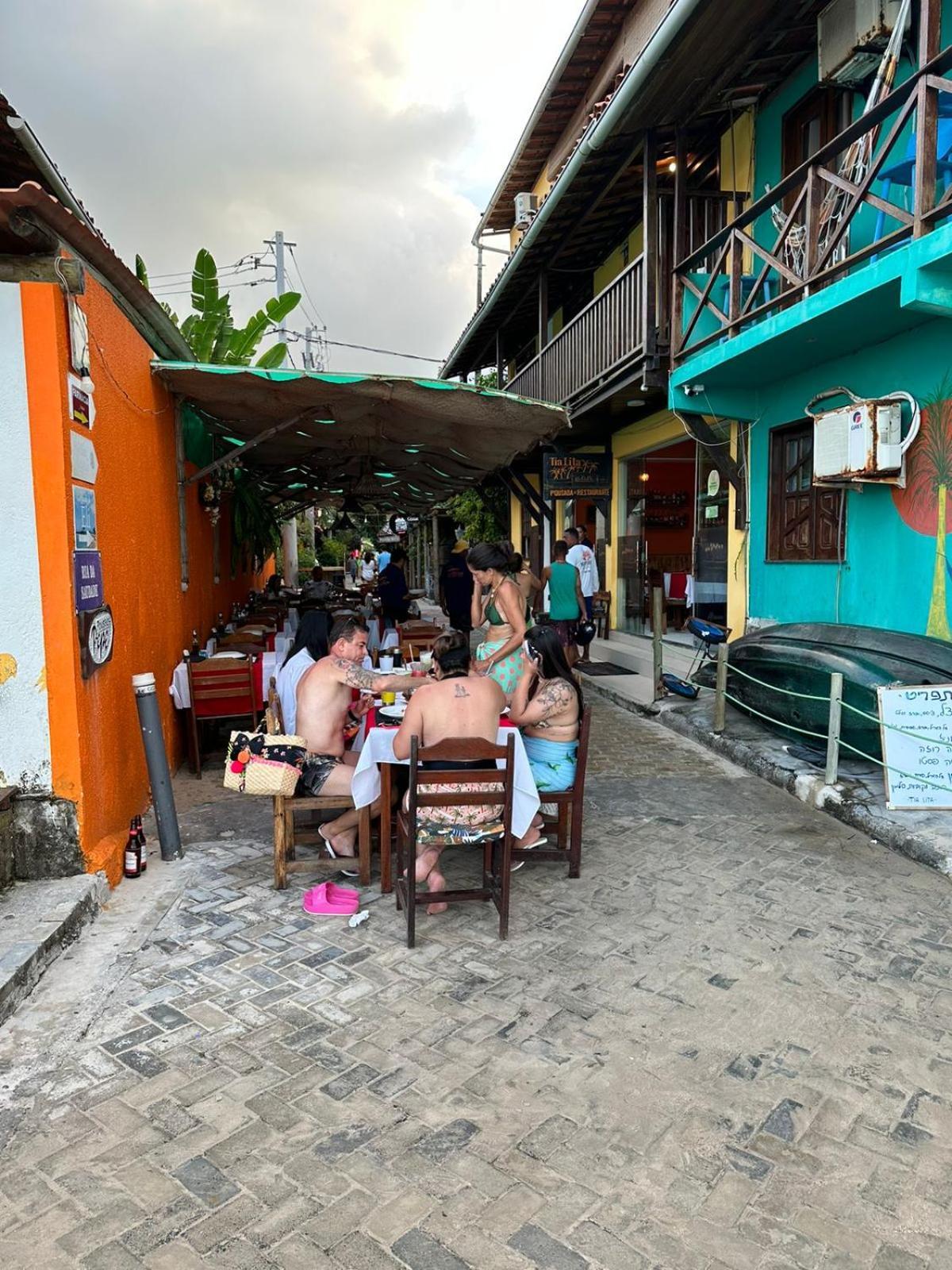 Pousada E Restaurante Tia Lita Morro de Sao Paulo Ngoại thất bức ảnh
